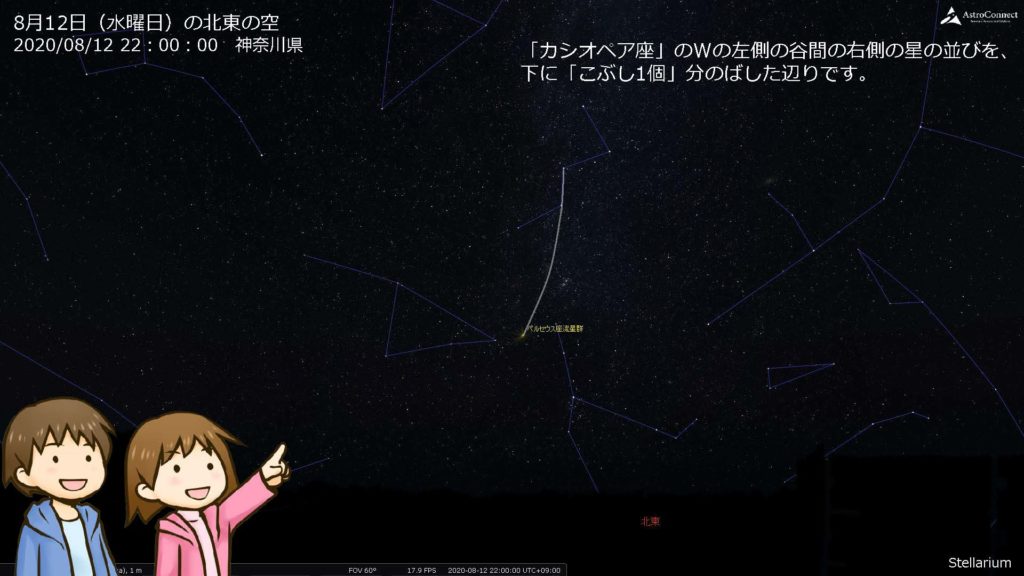 天文イベント 多くの流れ星が見られる ペルセウス座流星群 が見ごろに 株式会社アストロコネクト